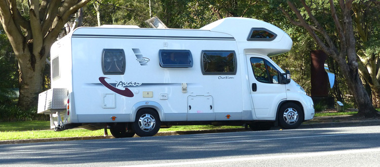 Urlaub mit einem Reisemobil